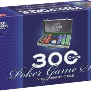 Pro Pokerkoffer alu met 300 jetons