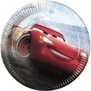 Cars The Legend of The Track – Borden (kartonnen) Ø 23cm – 8stuks