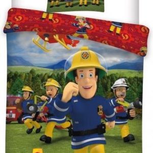 Brandweerman Sam – Dekbedovertrek 100% microfiber (140x200cm)