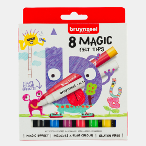 Bruynzeel Kids Viltstiften Magic – 8stuks