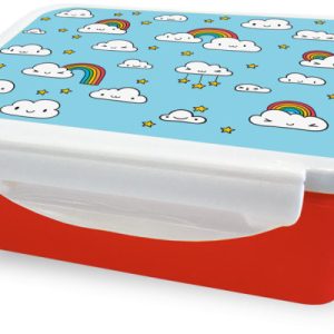 Lunchbox – Wolken & regenbogen