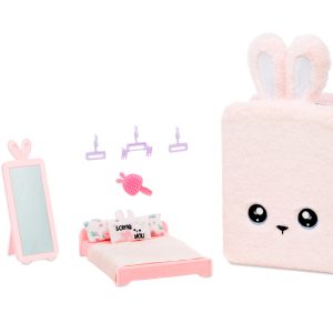 Na! Na! Na! Surprise 3-in-1 Backpack Bedroom Playset – Pink Bunny