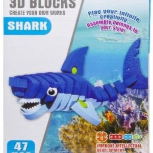 3D Puzzel – Haai (47stuks)/Eenhoorn (45stuks)