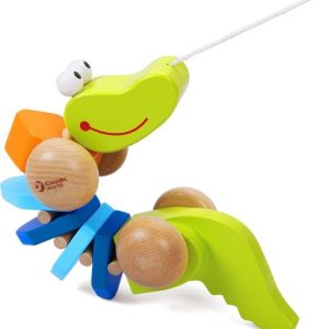 Trekfiguur (hout) – Krokodil