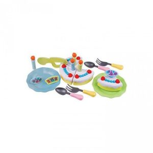 Birthday Cake Playset – 18stuks