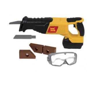 Reciprozaag met veiligheidsbril