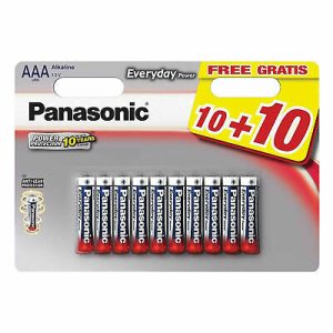 Batterijen Panasonic Everyday Power AAA (10+10 gratis)