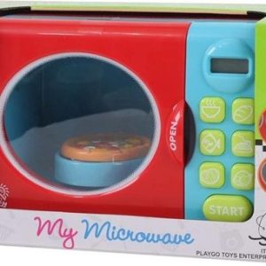 Playgo Mijn microgolfoven – rood/blauw