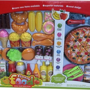 Hambuger, frieten, ijsjes, pizza, … set 65