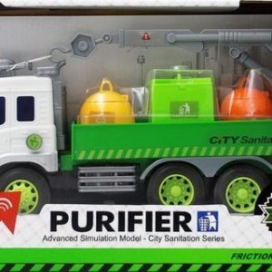 Recycle vrachtwagen met licht/geluid