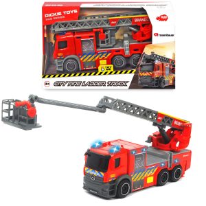 City fire ladder truck