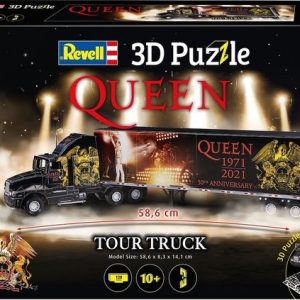 Revell 3D Puzzel (128stuks) – QUEEN Tour Truck – 50th Anniversary