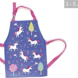 ThreadBear – Schort (afwasbaar katoen) Eenhoorn LULU 45x33cm – 3-5jaar