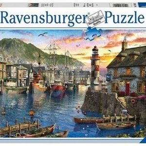 Puzzel (500stuks) – ’s Ochtends bij de haven