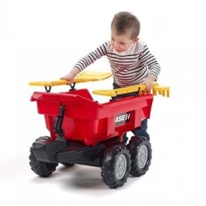 Kiepwagen Case IH Maxi + schop en hark