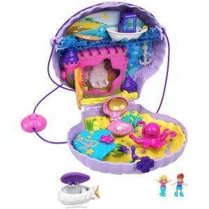 Polly Pocket Large Wearable Compact – Tiny Power Seashell Purse