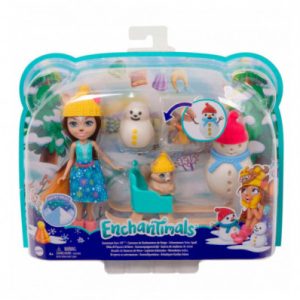 Enchantimals Pop met Dier Sneeuwpoppenstrijd