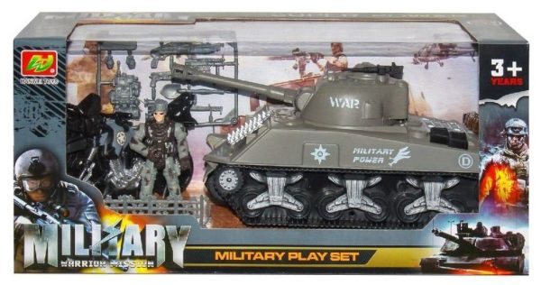 Military Speelset - Tank en moto