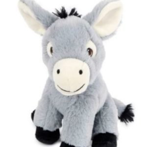 Take Me Home – Ezel (pluche) staand – 20cm (grijs/beige)