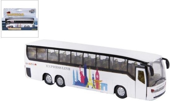 Pull-back Bus met licht/geluid – 19cm