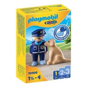 PM 1.2.3. – Politieman met hond 70408