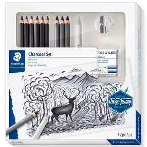 Mixed Charcoal Set – 12-delig