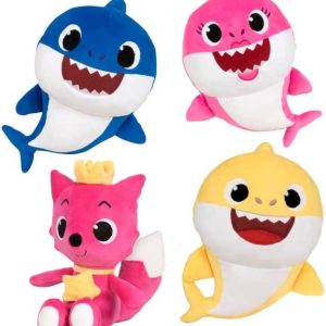 Baby Shark (pluche) met geluid – 20cm – 1 exemplaar