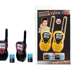 Walkie Talkie Easy Call :  zwart/geel OF zwart/rood