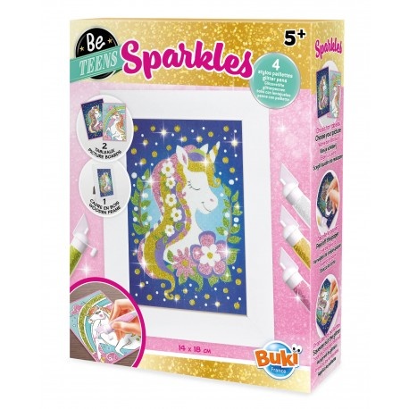 Be Teens - Glitters Schilderijen - Eenhoorn