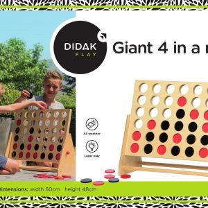 Giant 4 Op een rij (hout)