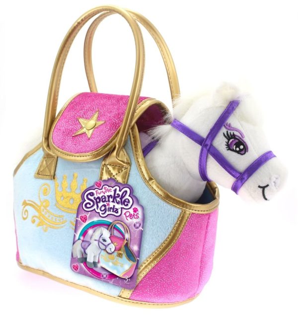 Witte pony in tasje - Afbeelding 2
