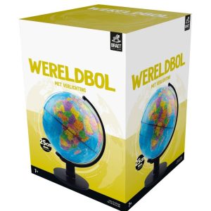 Wereldbol (verlicht) Ø 25cm – nederlands