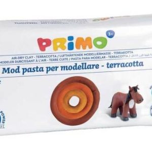 Primo Boetseerklei 500gr (luchthardend) – terracotta