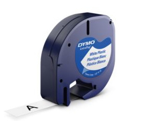 DYMO 12mm LetraTAG Plastic tape labelprinter-tape