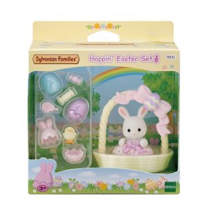 Sylvanian Families – Vrolijk Pasen Set (Baby Wit Konijn)