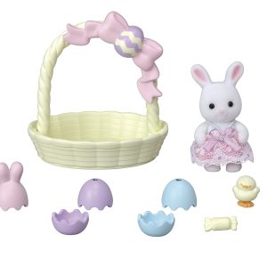 Sylvanian Families – Vrolijk Pasen Set (Baby Wit Konijn)