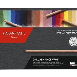 Caran d’Ache Kleurpotloden Luminance 6901 Portrait – 20stuks in karton etui