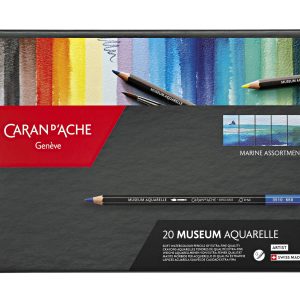 Caran d’Ache Kleurpotloden Artist Museum Aquarel – 20stuks (marine)