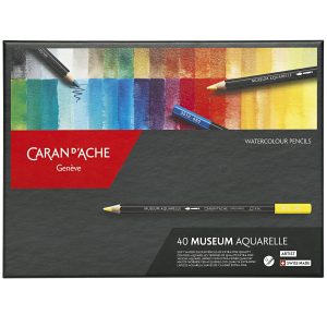 Caran d’Ache Potloden Artist Museum Aquarel – 40stuks in karton etui