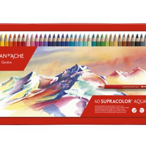 Caran d’Ache Aquarelpotloden Supracolor II Soft – 40stuks in metalen doos