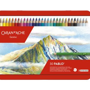 Caran d’Ache Kleurpotloden Pablo – 30stuks in metalen doos