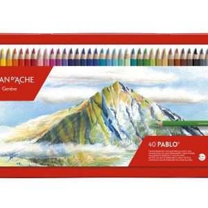 Caran d’Ache Kleurpotloden Pablo – 40stuks in metalen doos