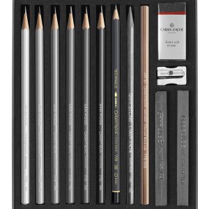 Caran d’Ache Art by Light & Shade Set – 15stuks in karton etui