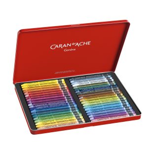 Caran d’Ache Waskrijt “Neocolor II” – 40stuks in metalen doos