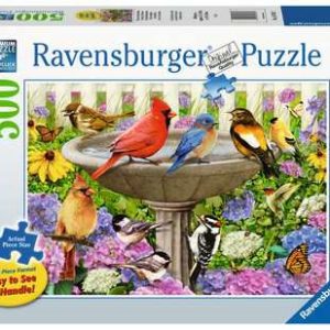 Puzzel (XXL) 500stuks – Bij het vogelbadje