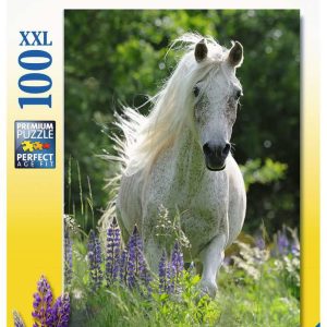 Puzzel (XXL) 100stuks – Witte hengst