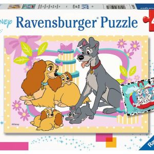 Puzzel (2x24stuks) – Disney – Schattige puppies