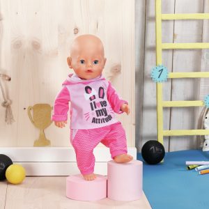 BABY born Jogging Suits 2 assorted Poppenkledingset