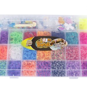 Loom Band – Set met loom-plankje en accessoires (5600-delig)