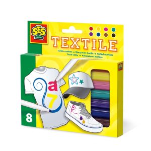 SES Creative Textielstiften 8 stuks